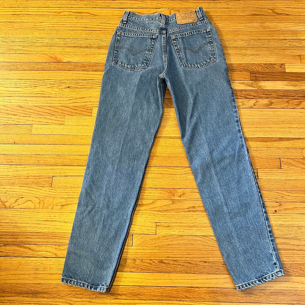 Levi Jeans 512 Womens 9 Slim Straight Vintage Denim Pants High Rise Mom